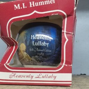 Hummel Heavenly Lullaby Ornament - Blue and White